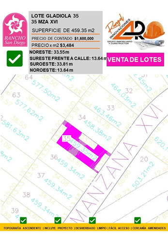 Venta Lote Gladiola 35 En Nueva Zona Del Fraccionamiento Con Bonitas Vistas, Todos Los Servicios Y Proyecto Incluído En Rancho San Diego Ixtapan De La Sal Edomex