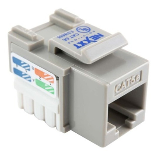 Nexxt Keystone Coupler Jack Cat.5e Rj45 Gris Aw110nxt11  