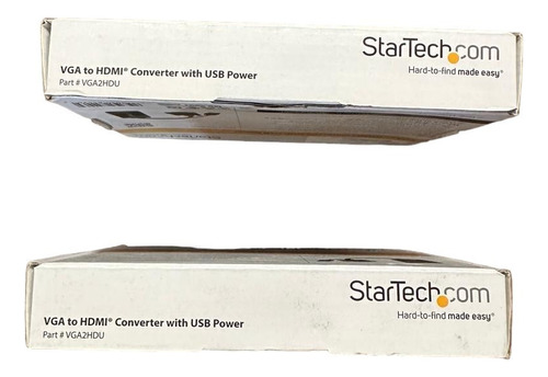 Kit 2 Cables Vga To Hdmi Convertidor Con Usb Power (Reacondicionado)