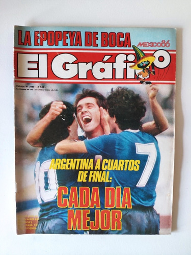 Pack Revistas El Gráfico Mundial México 86 Completo (Usado)