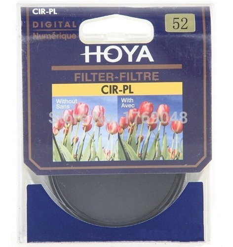 Filtro Hoya Polarizador Circular 52mm Slim Delgado Cir-pl