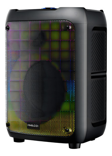 Parlante Portatil Philco Djp15 Bluetooth Karaoke 1500w Microfono Con Carga Usb