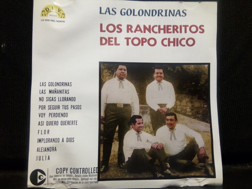 Los Rancheritos Del Topo Chico - Las Golondrinas (cd Origina