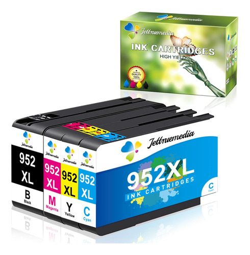 Cartuchos De Tinta Combinados Compatíveis Com 952xl Para Hp