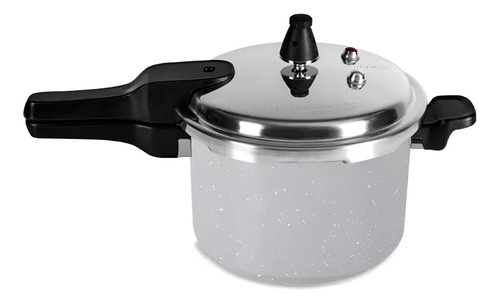 Panela De Pressão 4,2l Antiaderente De Indução Super Brinox Cor Cinza