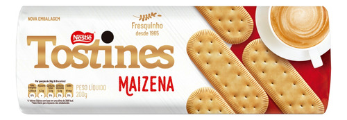 Biscoito Maizena Tostines Pacote 200g