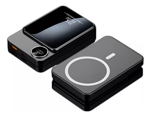 Power Bank Magnético Turbo 10000mah Pd 22.5w H'maston Preto