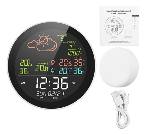 Temperatura De Humedad Del Reloj Higrotermógrafo. Calibre 1