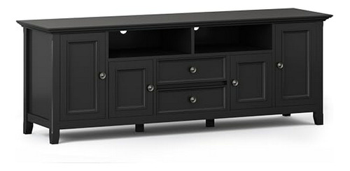 Mueble Para Tv Amherst De Madera Maciza, 72 Pulgadas