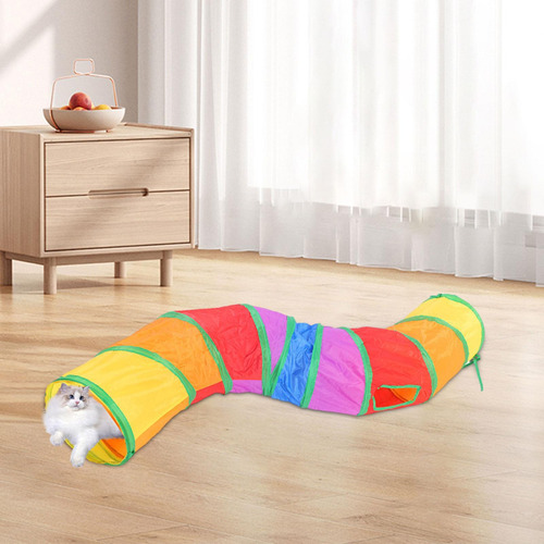 Brinquedo Interativo Resistente Para Gatos, Túnel De, B