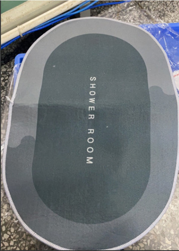 Alfombra De Baño F Superabsorbente Con Respaldo Seco, Antide