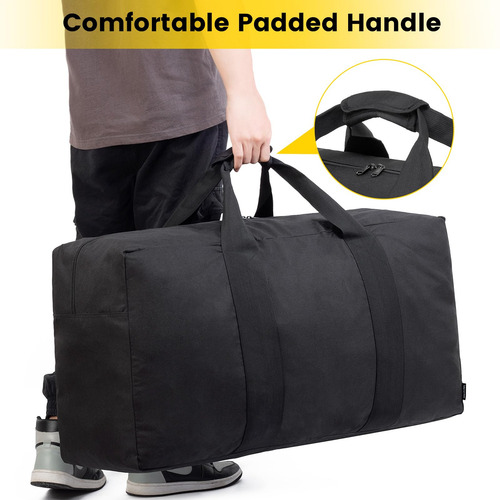 Bolsa De Viaje Vorspack Extra Grande De 100 Litros, Color Ne
