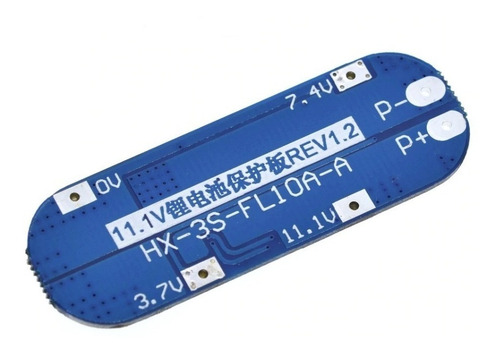Imagem 4 de 4 de Placa Proteção Bateria Lítio 18650 3s 11,1v 10a Bms
