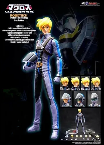 Macross Robotech Roy Focker 1/12 Bonus Kitzconcept - Nuevo