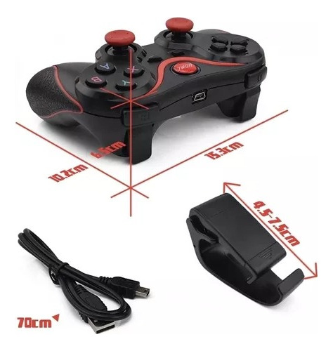 Gamepad Bluetooth Compatible Android Pc Tv Joystick Azul