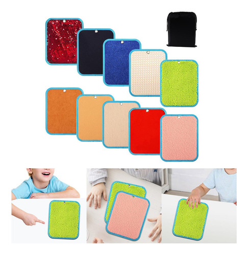 Almohadillas Texturizadas Mats Sensoriales Mat De Juegos, 10