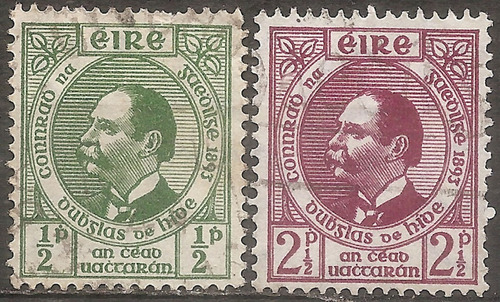 Irlanda Eire Año 1943 Serie $$ Yvert 95/6 