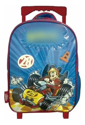 Mochila Mickey Con Carro 12' Cresko (1224089)