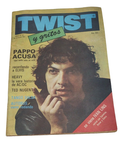 Twist Y Gritos Revista Numero 10 Pappo 1985