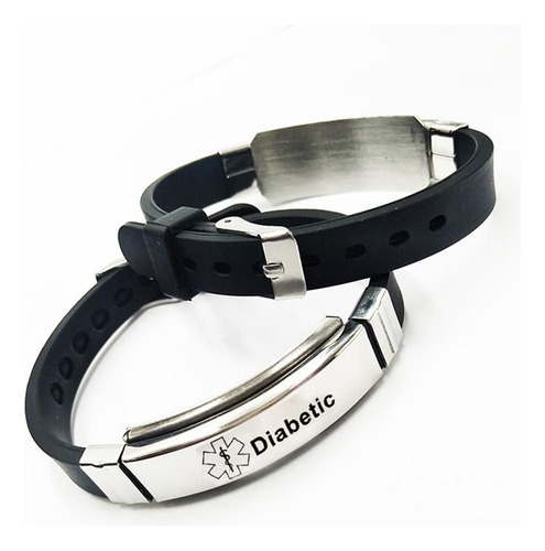 Pulsera De Alerta Médica Para Diabetes, Epilepsia