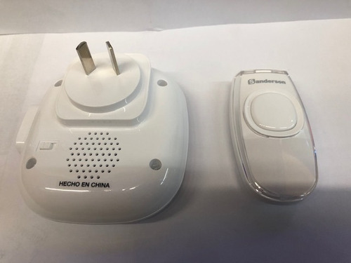 Timbre Inalambrico 220v Pared 200mts Ip65 Con Pila Incluida