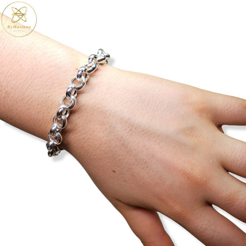 Pulsera Plata Rollon Nro 2