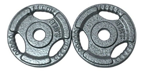 Imagen 1 de 2 de Par De Discos Estandar De 2.5 Lbs Para Barra De 1 Pulgada