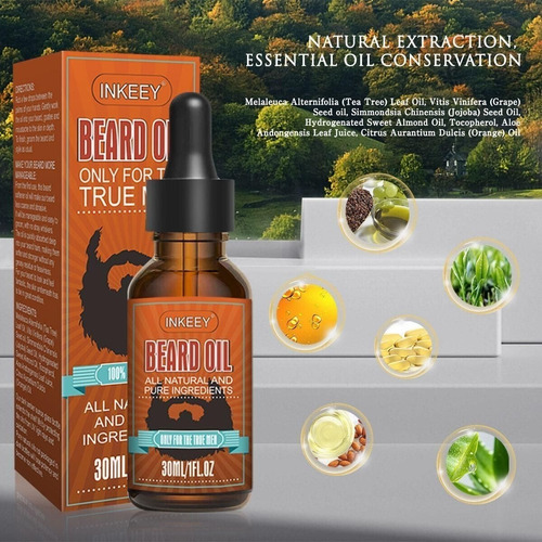 Serum Tónico Crecimiento Potenciador Barba Aceite Natural F Fragancia No Aplica