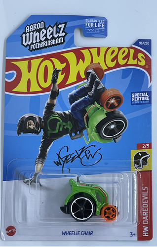 Hot Wheels  - Silla Wheelie - Verde - Hw Daredevils 2/5