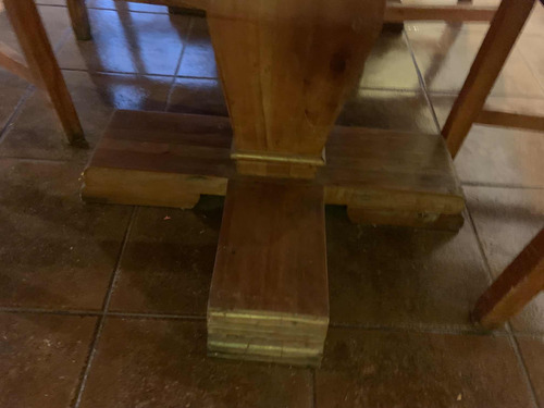 Comedor Roble Oregon Y 6 Sillas 180x110 Cm Envío Gratis (Usado)