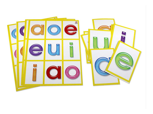 Juego De Mesa: Lotería Arcoíris De Vocales