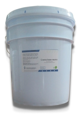 Crema Base Neutra Orgánica Corporal/facial 20 Kg