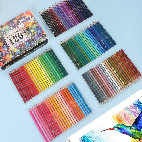 Lapices De Colores Para Colorear 120 Colores Alta Calidad
