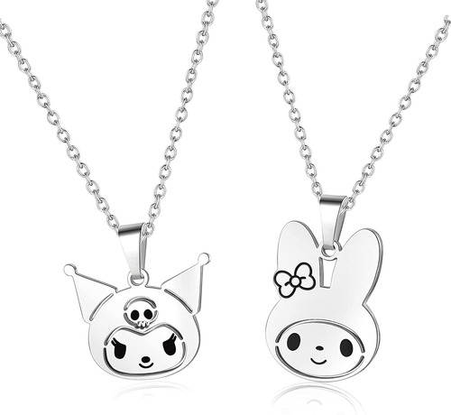 Collar Kawaii Y2k Anime Jewelry Bff Sin Cuello Para 2 Lindos