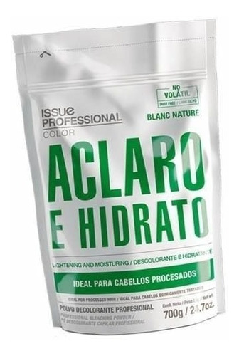 Polvo Decolorante Issue Blanc Nature X700 Gr X 3 Unidades