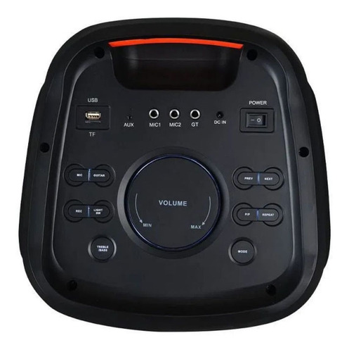 Woofer Bocina Daewoo 2x8 Pulgadas Bafle Luz Led Recargable