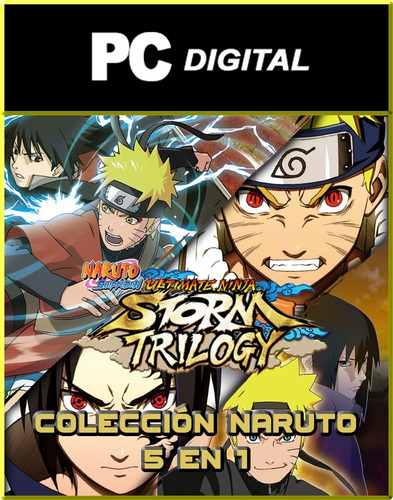 5x1 Naruto Shippuden Pc Colección Juegos Español | Digital