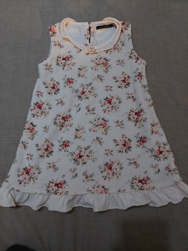 Vestido Plush Little Akiabara 12 Meses. Impecable. 