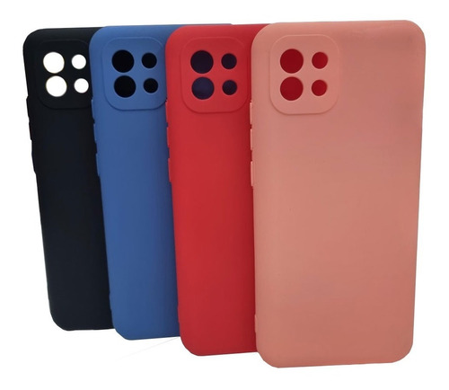 Funda Para Samsung A03 Silicone Antideslizante + Glass 9h