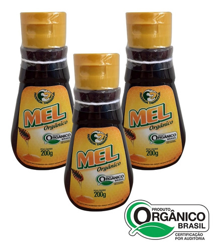 Imagem 1 de 1 de Kit Mel Marmeleiro Biodinâmico Orgânico 200g (3 Un)