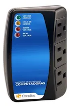 Comprar Protector Voltaje Computadoras Escaner 3 Tomas 120v Exceline
