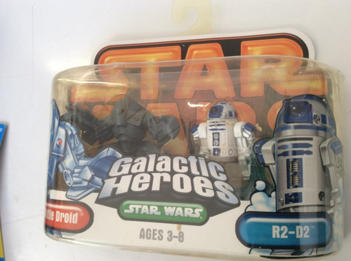 Star Wars Galactic Heroes: R2-d2 Y Super Battle Droid (Usado)
