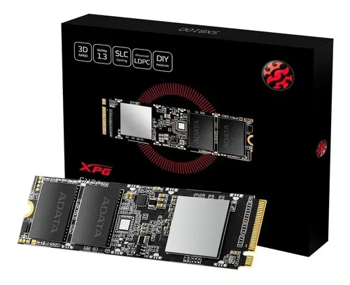 Ssd Xpg Sx8100 512gb, M.2 2280, Leitura 3500mbs E Gravação 3000mbs