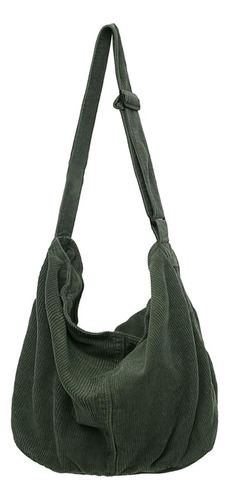 Bolso Hobo Para Mujeres Y Hombres, Bolso De Hombro De Pana, 