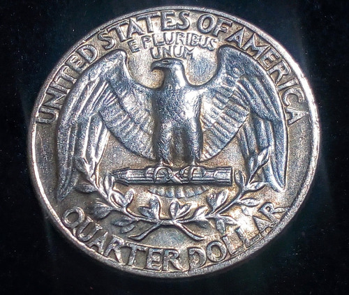 Monedas Usa Quarter 1964 + Dime 1902. Plata 