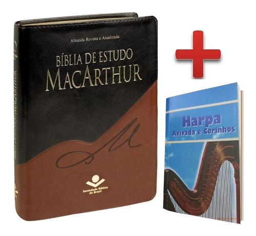 Bíblia De Estudo Macarthur 20.000 Notas De Estudo + Harpa