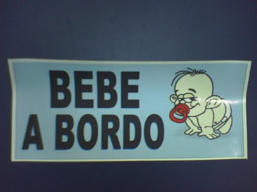 Bebé A Bordo Vinilo