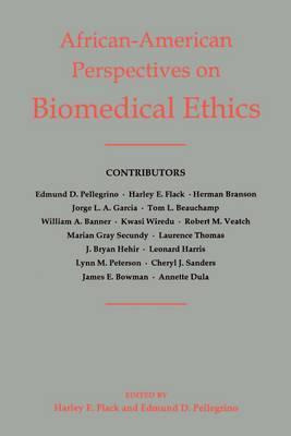 Libro African-american Perspectives On Biomedical Ethics ...