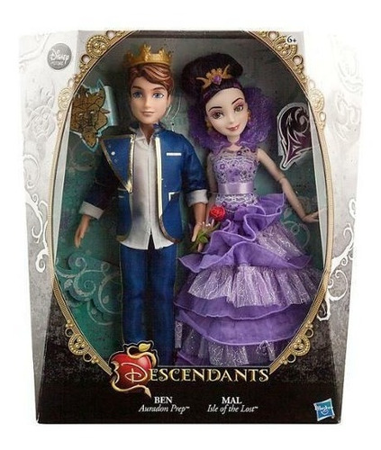 Muñecos Disney Descendientes Mal & Ben Paquete De 2. Hasbro