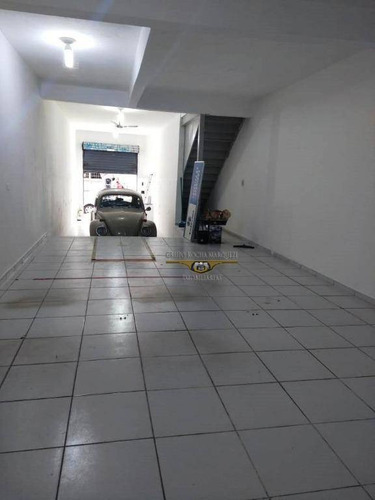 Salão Para Alugar, 100 M² Por R$ 2.700,00/mês - Mooca (zona Leste) - São Paulo/sp - Sl0217